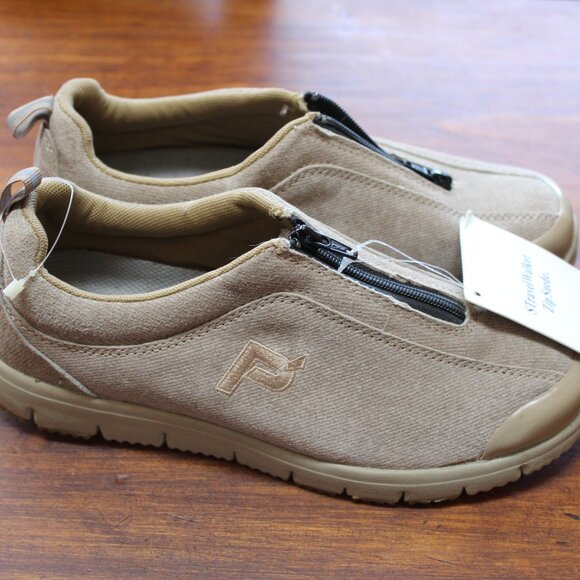 Propet Womens Travelwalker Zip Suede 6 1/2 Medium NWT's - Picture 1 of 12